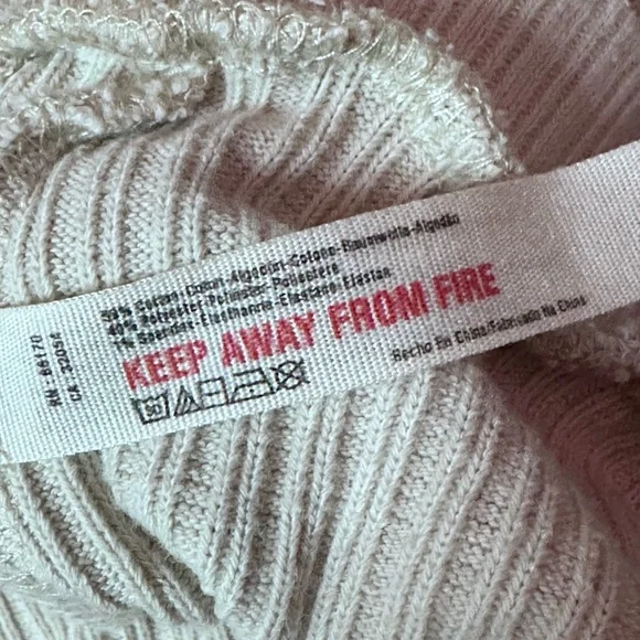 Free People Beach Ribbed Mock Neck Drop Shoulder Sweater - Picture 9 of 11